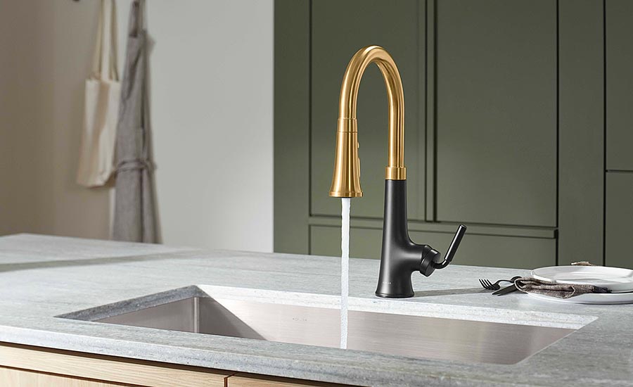 kohler wall mounted kitchen faucet