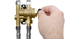 Scald prevention valves