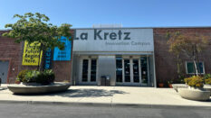 Exterior image of the La Kretz Innovation Center. ASPE LA chapter.