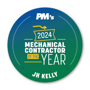 2024 Mechanical Contractor of the Year badge 300px