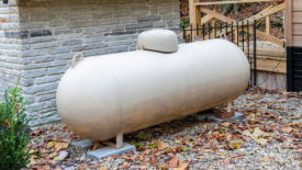 Backyard Propane Tank