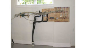 Figure 1. The inside portion of a heating system supplied by a non-pressurized outdoor wood-fired furnace.