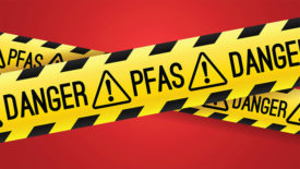 Danger PFAS Caution Warning Barrier Tape