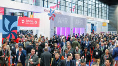 Crowds at the AHR Expo exhibit area.