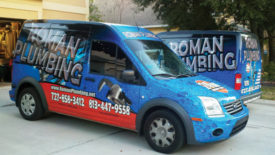 PM's August 2012 Truck of the Month, Roman Plumbing. Photo credit: Roman Plumbing