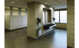 Public restrooms also provide functional space beyond the necessities of using the toilet and washing hands.