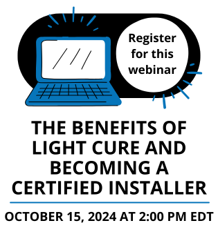 PM Hammerhead October 15 Free Webinar: The Benefits of Light Cure and Becoming a Certified Installer